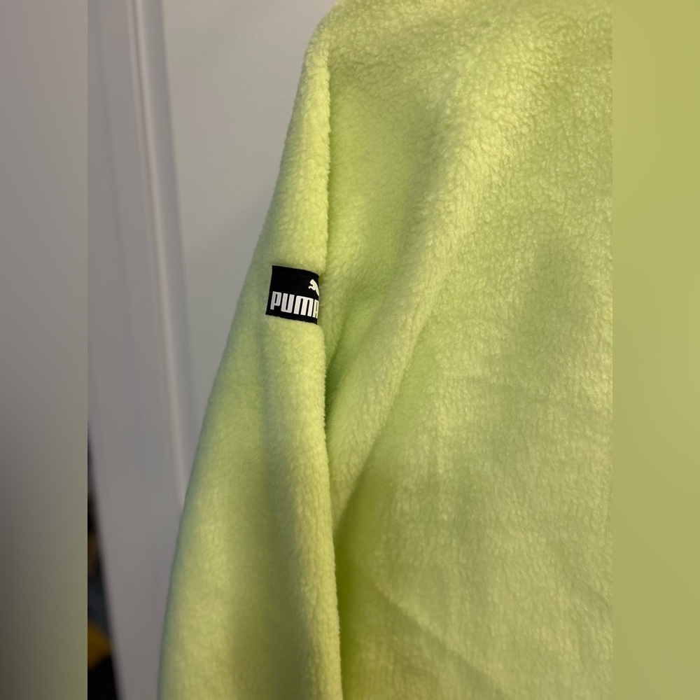 NWT Puma Sherpa Jacket with Woven Pocket - Picture 12 of 13